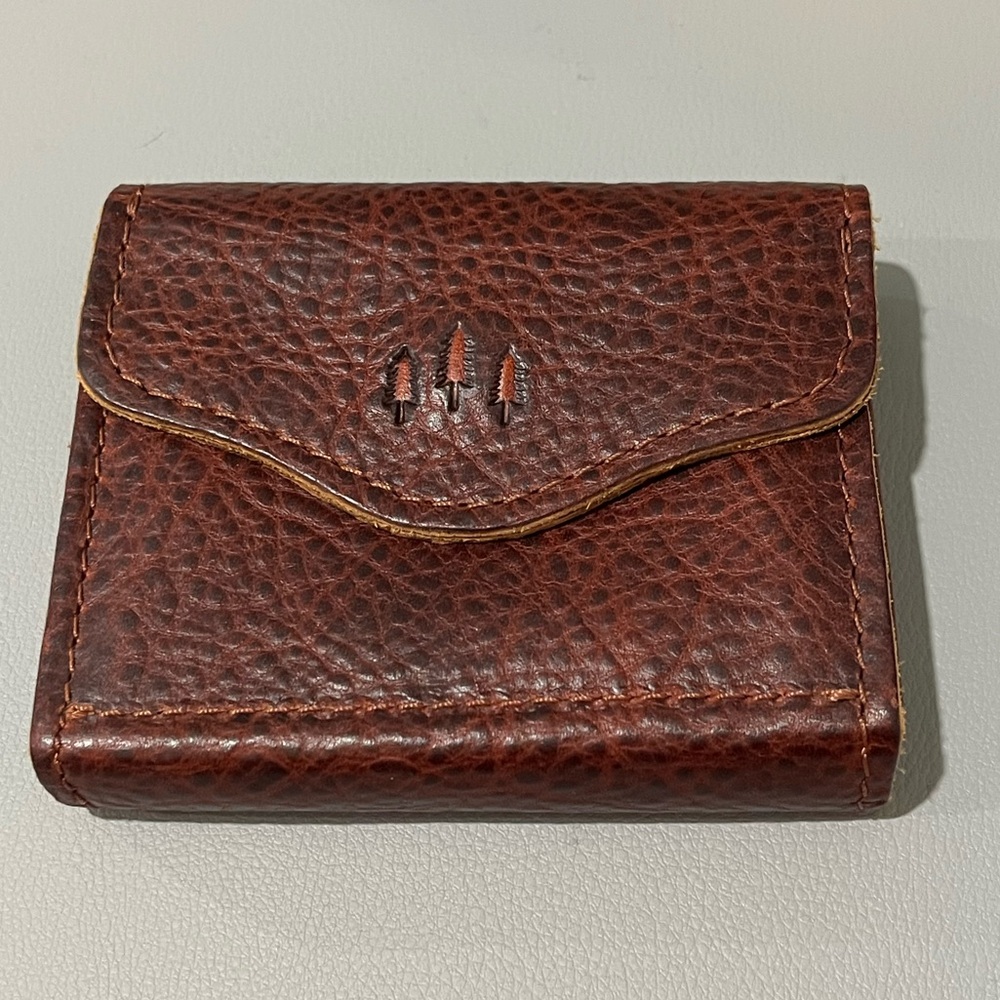 Portland Leather Goods Small Bozeman Wallet - Cinnamon Bear